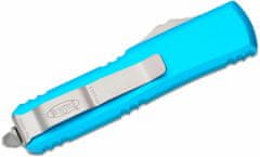 Microtech 232-4TQ UTX-85 Satin Standard Turquoise automatický nôž 7,6 cm, tyrkysová, hliník