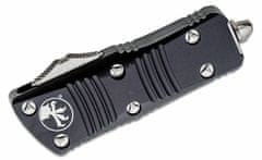 Microtech 238-10 Mini Troodon Stonewashed automatický nôž 5 cm, čierna, hliník 