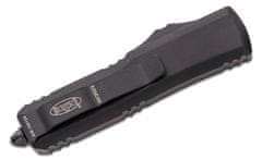 Microtech 233-3T UTX-85 Black Tactical Serrated Tanto automatický nôž 7,6 cm, celočierna, hliník