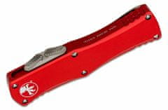 Microtech 702-10RD HERA Stonewash Red automatický nôž 7,6 cm, červená, hliník 