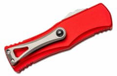 Microtech 702-10RD HERA Stonewash Red automatický nôž 7,6 cm, červená, hliník 