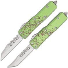 Microtech 719-10SETZTS UTX-85 HellHound & WarHound Zombie Green súprava automatických nožov, hliník