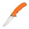 ARTISAN 1702PS-OEF Tradition Orange vreckový nôž 10 cm, Stonewash, oranžová, G10