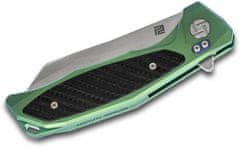 ARTISAN 1809G-GNS Megahawk Green vreckový nôž 9,2 cm, zelená, titán, uhlíkové vlákno