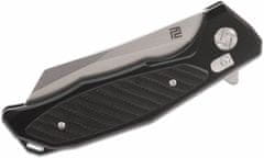 ARTISAN 1809P-BBK Megahawk Black vreckový nôž 9,2 cm, Stonewash, čierna, hliník, G10