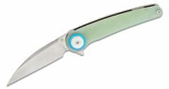 ARTISAN 1848P-NTG Cazador vreckový nôž 8,8 cm, transparentná zelená, G10