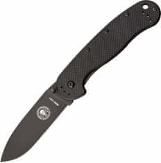 ESEE BRK1302B Avispa Black vreckový nôž 8,9 cm, celočierna, FRN