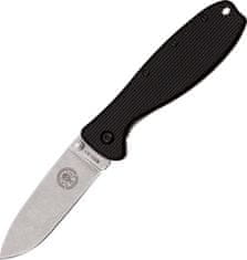 ESEE BRKR1 Zancudo vreckový nôž 7,7 cm, Stonewash, čierna, FRN