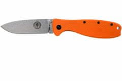 ESEE BRKR1OR Zancudo Orange vreckový nôž 7,7 cm, Stonewash, oranžová, FRN