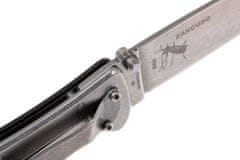 ESEE BRKR2 Zancudo Black vreckový nôž 7,7 cm, Stonewash, čierna, FRN
