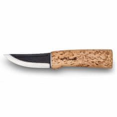 Roselli R100P Hunting Knife Carbon lovecký nôž 10 cm, drevo brezy, kožené puzdro, brúsny kameň, box