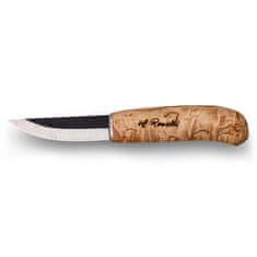 Roselli R110 Carpenter lovecký nôž 8,5 cm, drevo brezy, kožené puzdro