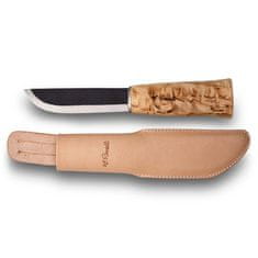Roselli R151 Small Leuku Knife nôž do prírody 14 cm, drevo brezy, kožené puzdro