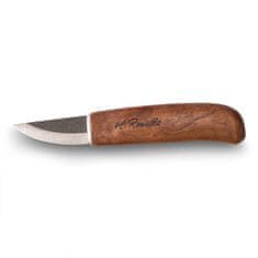 Roselli RW231 Bear claw knife UHC nôž do prírody 5,5 cm, drevo brezy, kožené puzdro