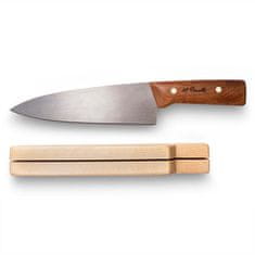 Roselli RW755 Chef knife UHC šéfkuchársky nôž 21 cm, drevo brezy, drevený stojan