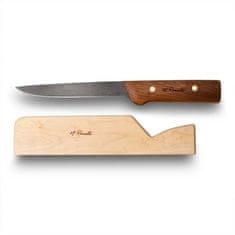 Roselli RW757 Fillet knife UHC filetovací nôž 17,5 cm, drevo brezy, drevený stojan