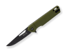 BU-0239GRS Infusion OD Green vreckový nôž 8,2 cm, Black Stonewash, zelená, G10