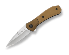 Buck BU-0590BRS Paradigm Brown vreckový nôž 7,6 cm, hnedá, G10