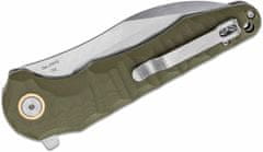 CJRB Cutlery J1910-GNC Mangrove Green AR-RPM9 G10(contoured & CNC pattern texture)