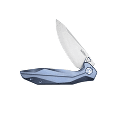 KUBEY KB235C Nova vreckový outdoorový nôž 9,3 cm, modrá, titán 