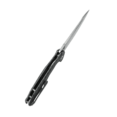 KUBEY KB235G Nova vreckový outdoorový nôž 9,3 cm, tmavá, Flame titán
