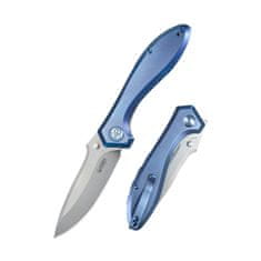 KUBEY  KB314R Ruckus Blue vreckový nôž 8,4 cm, modrá, titán 