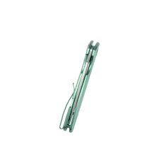 KUBEY KB360B Tityus vreckový nôž 8,6 cm, zelená, titán