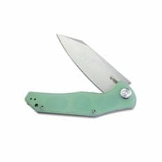 KUBEY KU158I Flash vreckový nôž 9,8 cm, nefritová jade, G10