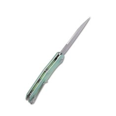 KUBEY KU158I Flash vreckový nôž 9,8 cm, nefritová jade, G10