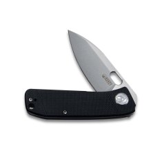 KUBEY KU2104A Hyde vreckový nôž 7,5 cm, čierna, G10, spona