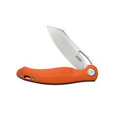 KUBEY KB239G Drake vreckový nôž 9,5 cm, oranžová, G10