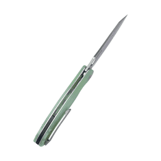KUBEY KU239I Drake vreckový nôž 9,5 cm, nefritová Jade, G10