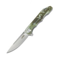 KUBEY KU312E Mizo vreckový nôž 8 cm, maskovacia Camo, G10