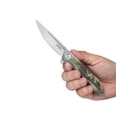 KUBEY KU312E Mizo vreckový nôž 8 cm, maskovacia Camo, G10