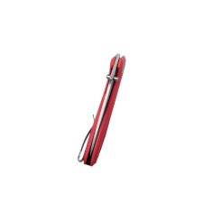 KUBEY KU314J Ruckus Red vreckový nôž 8,4 cm, červená, G10, spona