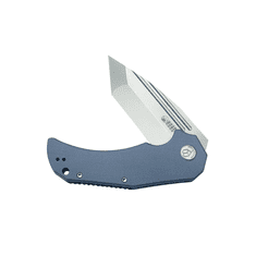 KUBEY KU318E Bravo One Tanto vreckový outdoorový nôž 8,6 cm, modrá, G10