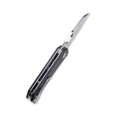 KUBEY KU332I Duroc Black vreckový nôž 7,4 cm, čierna, G10, spona