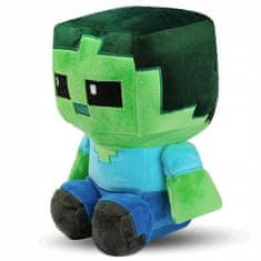 Plush Plyšová hračka Minecraft Zombie Steve Pixel 20cm