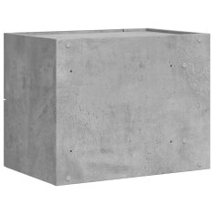 Petromila vidaXL Nástenný nočný stolík betónovosivý 45x30x35 cm