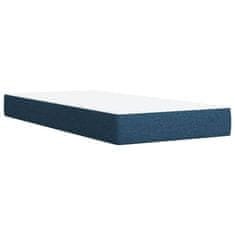 Petromila vidaXL Boxspring posteľ s matracom modrá 100x200 cm látka