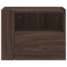 Petromila vidaXL Nástenné nočné stolíky 2 ks hnedý dub 45x30x35 cm