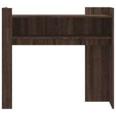 Petromila vidaXL Konzolový stolík hnedý dub 100x35x90 cm kompozitné drevo