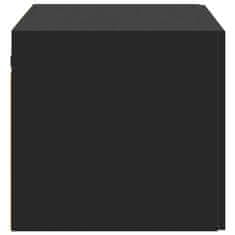 Petromila vidaXL Nástenná skrinka čierna 70x42,5x40 cm kompozitné drevo
