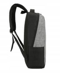 APT BQ51D Sada batoh, kabelka a puzdro 3v1 - šedo-čierna