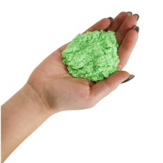 WOWO Kinetický Piesok Zelený 1kg - Zelený Kinetický Piesok 1kg v Praktickom Vrecku