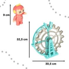 WOWO Magnetická Dráha s Mramorovými Guľami - Magnetická Dráha s Paličkami a Mramorovými Guľami - 118 Prvkov s Hudbou a Zvukom