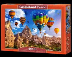 WOWO Puzzle 2000 Dielikov Farebné Balóny - CASTORLAND Puzzle 2000 Dielikov - Farebné Balóny v Kappadokii 92x68cm