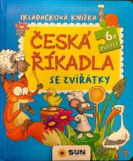 Dita Křišťanová: Česká říkadla se Zvířátky - Skládačková knížka