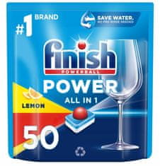 RECKITT BENCKISER Tablety do umývačky riadu FINISH 50 ks. Power Essential lemon