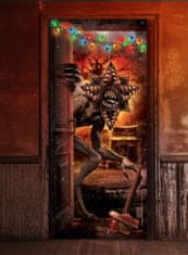 Guirca Dekorácia na dvere Hororové monštrum 80x180cm